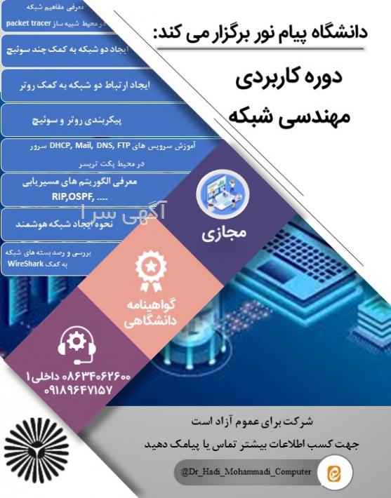 آگهی های اخذ مدرک