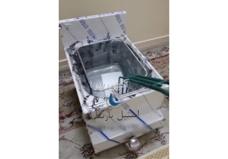 ساخت و فروش سرخ کن استیل در تهران سرخ کن تک لگن صنعتی رومیزی و ایستاده