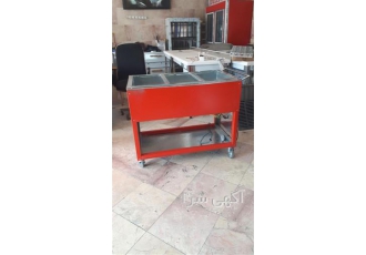 کانتر سیار بیمارستان ترولی حمل غذایی گرم در تهران کانتر گرم سیار