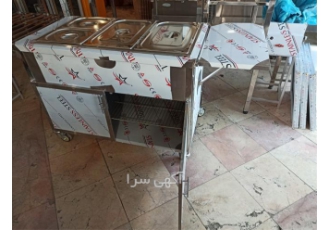 فروش کانتر گرم بیمارستانی سیار در تبریز کانتر گرم سیار برای حمل غذای