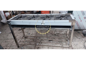 فروش اجاق گاز صنعتی استیل بدون فر با قیمت مناسب در ساری اجاق گاز صنعتی