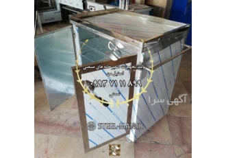 فروش ترولی حمل غذا گرمخانه دار در یزد تولید ترولی حمل غذا گرمخانه دار