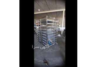 ساخت ترولی حمل غذا استیل کیفیت بالا در تهران ترولی حمل غذا استیل steel