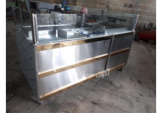 فروشنده فر اغذیه یا ساندویچی استیل