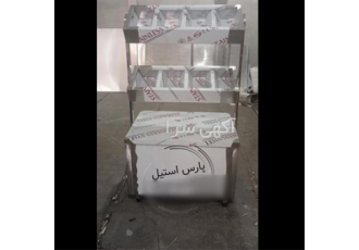 کانتر قاشق چنگال استیل در تهران جنس کانتر قاشق و چنگال از ورق استیل می