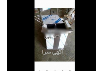 ساخت فروش جا سیخی استیل در تهران جای سیخ استیل جاسیخی استیل چرخ دار سطل