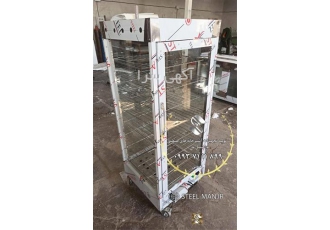 گرمکن غذا ۵ طبقه شیشه ای در فشم گرمکن صنعتی در ابعاد 60 60 110 تولید می