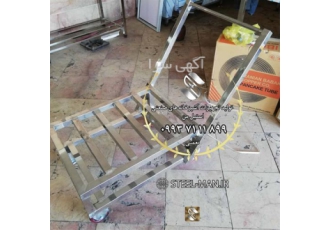 گاری حمل دیگ استیل ترولی حمل بار در شهریار گاری حمل دیگ این محصول می
