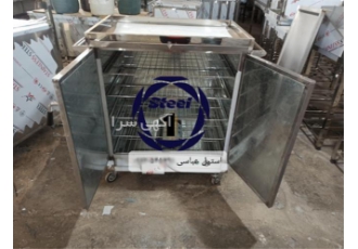 طراحی و تولید ترولی گرمخانه دار استیل در تهران طراحی و تولید ترولی