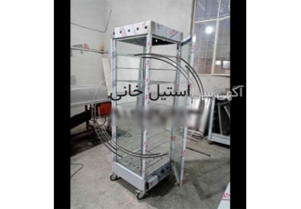 گرمخانه ویترینی، گرمکن غذا استیل