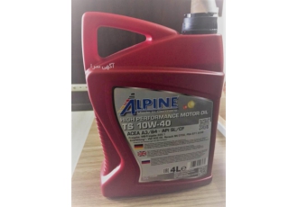 روغن موتور وارداتی Alpine آلمانی ✅روغن موتور نیمه سنتتیک Alpine nbsp