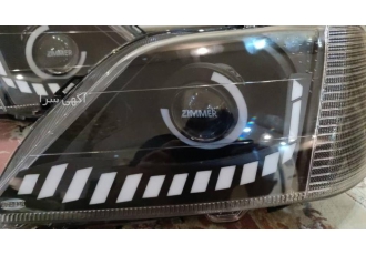 چراغ ال۹۰ چراغ اسپرت ال90 بدون خط خش دارای لنز زیمر و نئون ابرویی دو