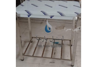 تولید میز کار استیل کیفیت عالی در تهران میز کار کنار دیوار برای قرار