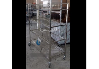 طراحی و ساخت ترولی آبچکان استیل با کیفیت عالی
