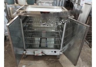 عرضه فروش ترولی گرمخانه دار استیل در تهران ترولی گرمخانه دار قابل تولید