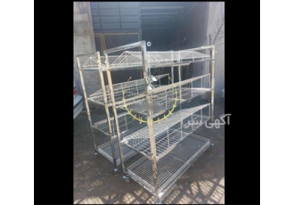 ترولی آبچکان سیار صنعتی با طراحی مدرن و کارآمد
