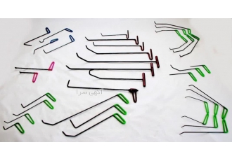 میله و پنل نور نقطه جوش و ضربه زن صافکاریpdr میله های صافکاری 25 و 53