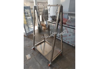 ترولی استیل ویژه حمل و نگهداری گوشت با کیفیت عالی در تهران ترولی حمل