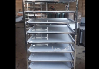 گاری حمل دیگ تمام استیل با کیفیت در تهران گاری حمل دیگ استیل جنس استیل