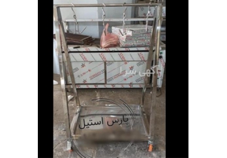 ترولی حمل گوشت استیل آویز گوشت در تهران فروش ترولی حمل گوشت آویز گوشت