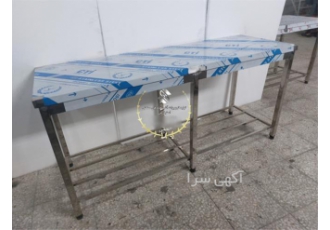 فروش میز کار استیل چرخ دار با کیفیت بالا