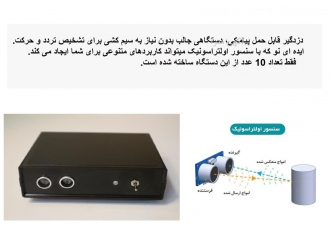 دزدگیر قابل حمل پیامکی با سنسور تشخیص حرکت و تردد