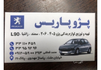 قطعات موتوری اصلی و اورجینال مجموعه پژو پاریس با قدمت 15 ساله در بازار