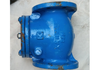 شیر یکطرفه چدنی ۱۰۰ شیر یکطرفه لولایی سایز 100 pn10 GG2 در حد نو سازنده