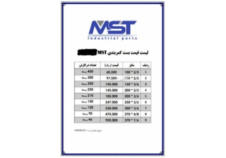 بست کمربندی mst بست کمربندی mst جنس تایوان و چسب برق جک اسمیت و الماس