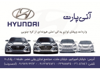 لوازم یدکی هیوندای و کیا آنی پارت وارد کننده توزیع کننده لوازم یدکی