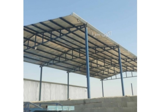 اجرای سقف شیبدار دار سردری الاچیق خرپا پوشش سقف ابرو پوشش سقف سوله