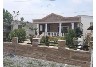 فروش همکف نما سنگ شهرکی ۳۰۰ متری در چمستان 300 متر زمین 120 متر بنا