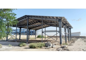 سوله در حال ساخت شهرک صنعتی پیشوا مساحت زمین 3780 مترمربع فونداسیون