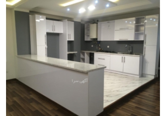 نصب برچسب کابینت آشپزخانه