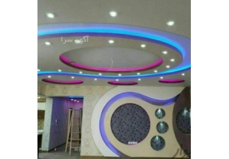 کناف کرمان کنافکارکرمان ال سی دی آذران فروش واجرای انواع سقف