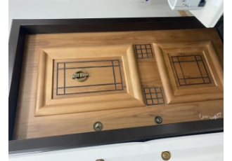 درب ضد سرقت درب ضد سرقت چوب راش ترک ضخامت هشت میل رنگ پلی استر پنج