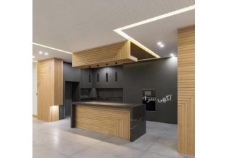 گرند چوب اجرای دکوراسیون داخلی اجرای کابینت چوبی ام دی اف های گلاس مدرن