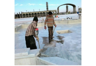 عایق کاری واب بندی استخر مخزن جکوزی اب بندی وایزولاسیون صنعتی استخر