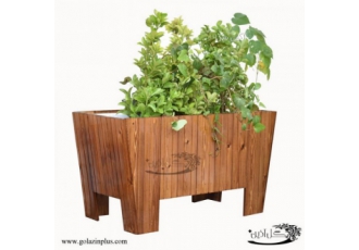 فلاور باکس۲ ابعاد75 در 35 ارتفاع 50 جنس چوب روس رنگ دلخواه ضمانت10 ساله