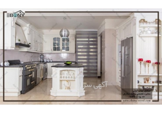 طراحی و اجرای کابینت آشپزخانه ممبران صنایع چوب ابونی طراح و مجری انواع