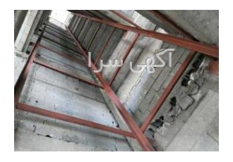 نصب درب طبقات آسانسور ریل گذاری آهن گذاری و جوشکاری چاله آسانسور