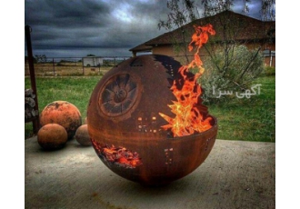 کره آتش طراحی و ساخت انواع اتشدان طرح کره مطابق با سلیقه شما مناسب