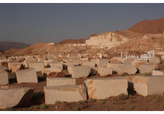 فروش سنگ لاشه مرمریت بی واسطه از درب معدن شرکت کوثر احسان در نظر دارد