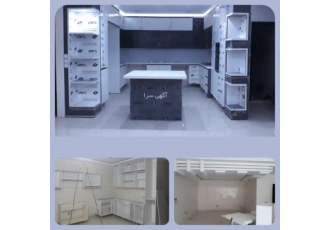 کابینت و کمد دیواری وانواع درهای چوبی طراحی ساخت و نصب کابینت ساخت