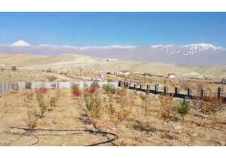 فروش باغ زمین دماوند گیلاوند 2000 متر زمین شهرکی با درختان میوه 4