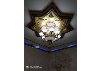 گل سقفی زیبا سبک محکم نصب اسان بهرترین جایگزین برای گچبری ارسال