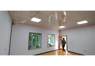 نصاب دیوارپوش قرنیز سقف کاذب لمینت ترموود ولمبه