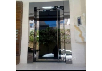 درب استیل سازنده انواع درب تمام استیل استیل دودی خشدار براق طلای مسی