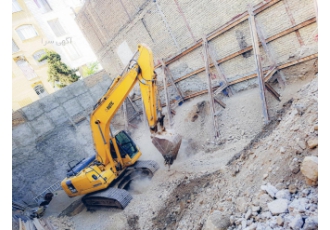 خاکبرداری گودبرداری تخریب ساختمان