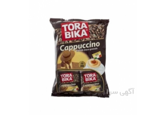 توزیع عمده کاپوچینو تورابیکا در بسته‌بندی ۲۰ عددی در تهران کاپوچینو